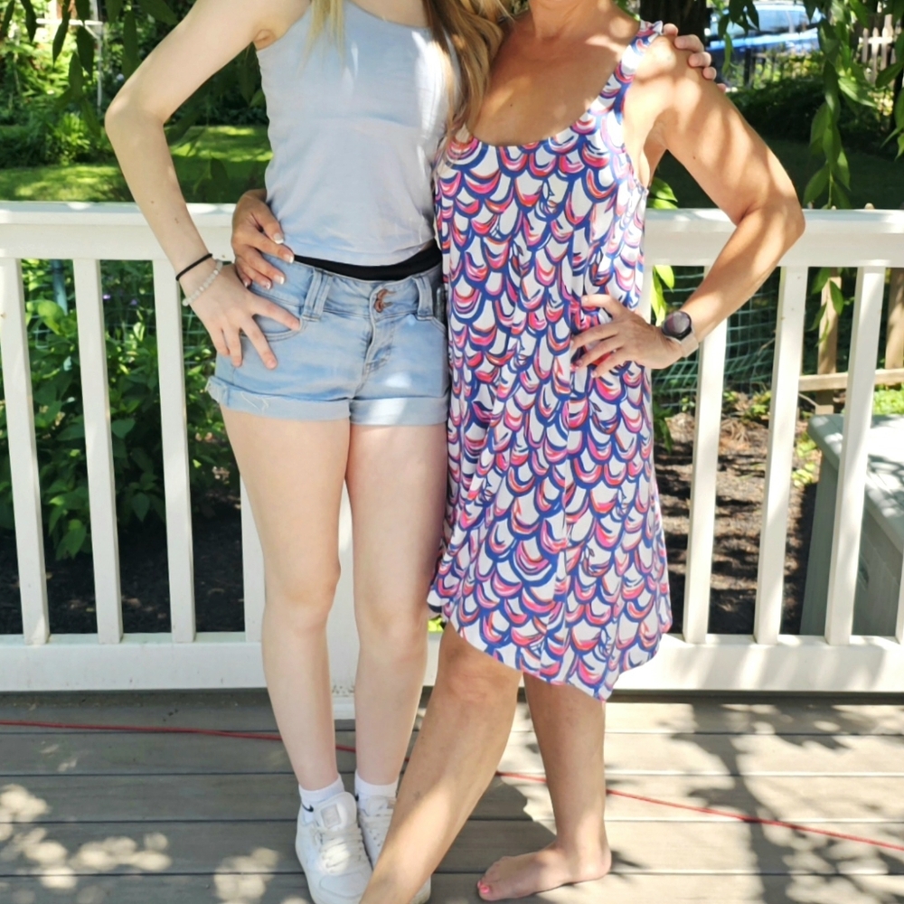 Lilly Pulitzer Monterey Tank Dress in Gillty print.  Patriotic - Size Small. - Picture 3 of 15